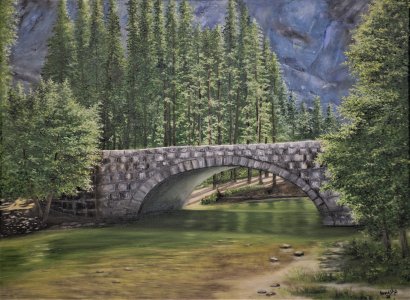 Canvas Print of Original Yosemite National Park Landscape