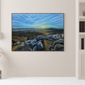 Sunset Soaked Scene from Joshua Tree National Park